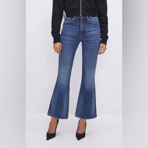 ALWAYS FITS GOOD LEGS CROPPED MINI BOOTCUT JEANS size 14-18